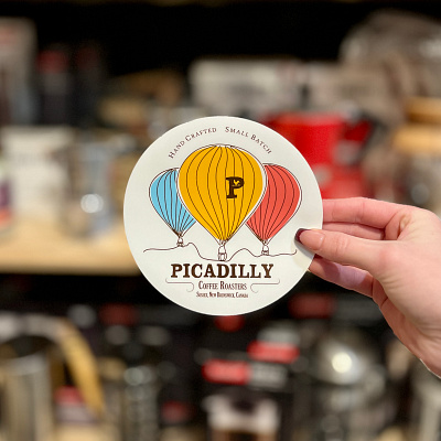 Picadilly Coffee - Balloon Fiesta Merch branding graphic desigh merch print design vector