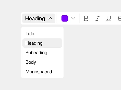 Drop-down✨ design designlearning dropdown figma productdesign saas texteditor ui ux