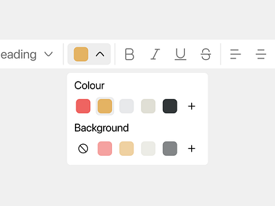 Colour Picker 🎨 colourpicker design designlearning figma productdesign saas texteditor ui ux