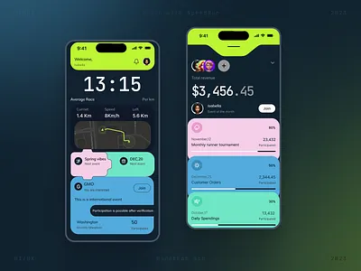 SpeedRun app ui card clean map marathon app mobile mobile app run run app running sport ui ux