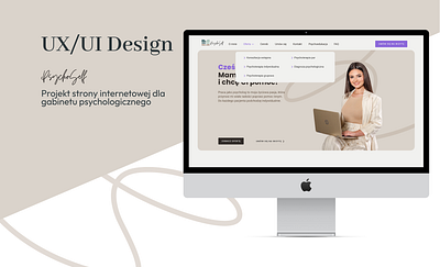 UX/UI Design business clean elegant figma graphic design psychology site ui ux vector web design woman