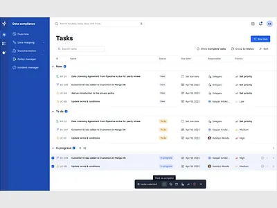 User-centred SaaS web app for data governance component library design systems graphic design service ui uiux user centred user experience user interface ux uxui visual design web web platform
