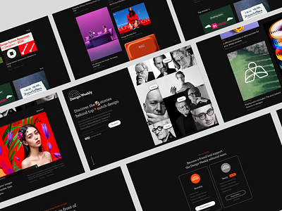 Design Weekly - Blog Design dark mode design web design website