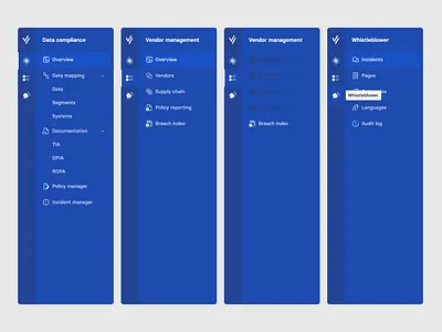 Navigation bars for user-centred SaaS product component library design systems graphic design service ui uiux user centred user experience user interface ux uxui visual design web web platform