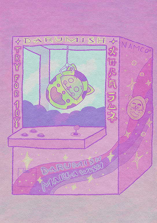 M I S H I ' s C O L L E C T I O N calendar cat character design daruma design illustration japanese kawaii maneki planner