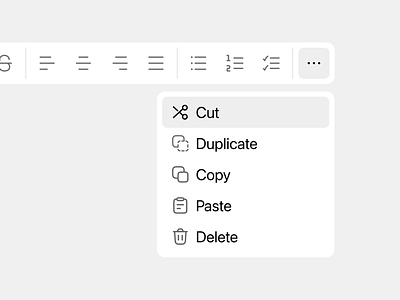 Menu✨ design designlearning figma menu productdesign saas texteditor ui ux