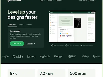 Designmodo Landing Page landing page ui design web design