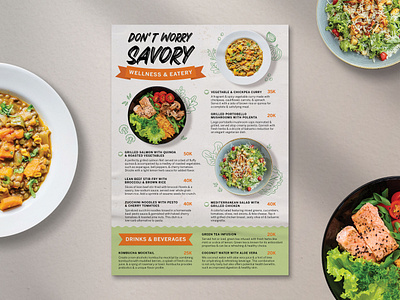 Menu Design design challenge food graphic design healthy menu print design restaurant menu