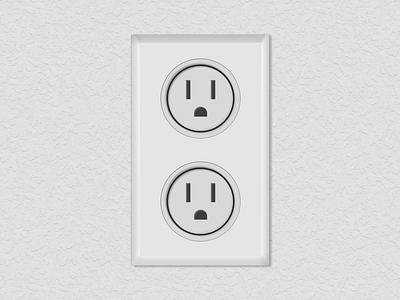 Electrical Socket 3d 3d design daily ui electrical socket graphic design skeumorphism socket ui ui design