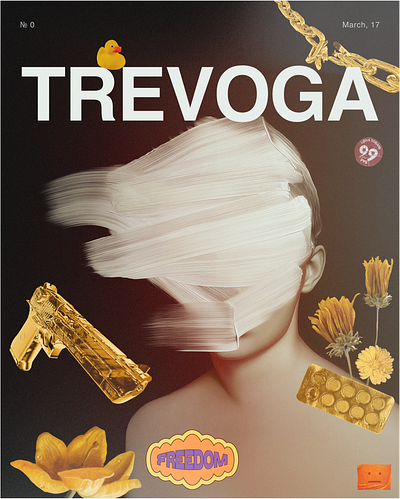trevoga #0 graphic design poster