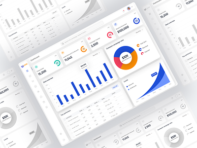 CRM Dashboard app design clean crm dashboard design design inspiration food ios landingpage saas top trending uxdesign