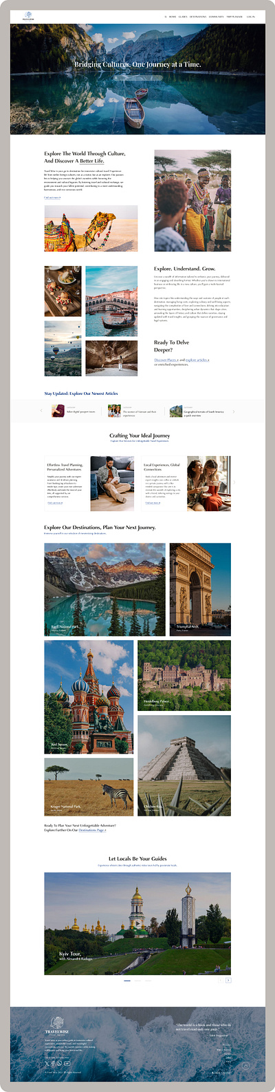 Travel Agency / Blog Website