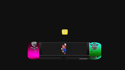 Nintendo Switch(Mario Ruuuuuuun) 3d animation app branding creative design figma games graphic design illustration minimal motion graphics movie nintendo popular switch ui ux vector video