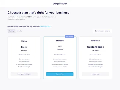 Product plan page. #uidesign #productdesign #uxuidesigner design designer minimal productdesign ui ux