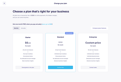 Product plan page. #uidesign #productdesign #uxuidesigner design designer minimal productdesign ui ux