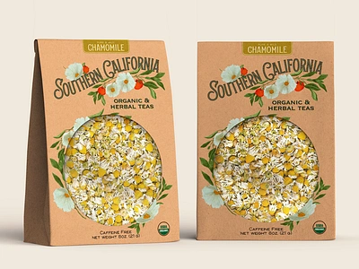 Herbal Tea Packaging california citrus drink packaging food packaging garden hand painted herbal los angeles oranges organic organic design packaging packaging design plants tea tea packaging vintage vintage design vintage logo vintage type