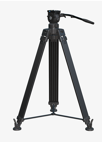 Professional Video Tripod 3D model 3d branding motion graphics