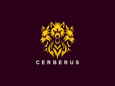 Cerberus Logo cerberus cerberus design cerberus logo cerberus top logo cerberus vector logo wolf wolf logo wolves wolves logo