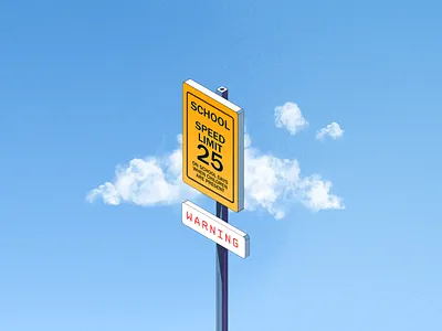 Warning Sign app branding color design illustration iphone logo page ui web