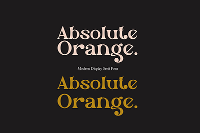 Absolute Orange
