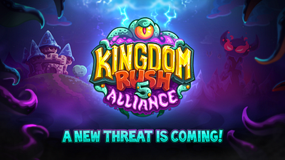 Kingdom Rush 5: Alliance release campaign. alliance campaign design games gaming graphic design illustration kingdom rush motion graphics social media tower defense
