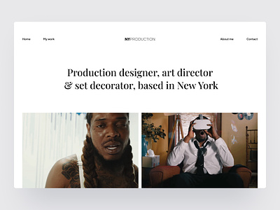 Production Designer Website clean design designer graphic design landing page modern portfolio premium production responsive ui design user experience user interface ux design web web design web designer webpage website website design website designer