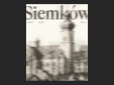 Siemkow Poster chirch graphic design poster