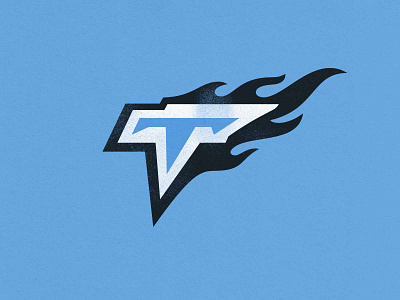 Titans Concept branding logo racing vintage