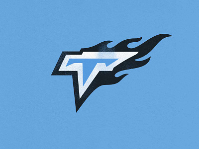 Titans Concept branding logo racing vintage
