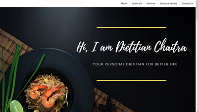 Dietitian Responsive Website branding canva copywriting desktop friendly graphic design product development responsive design ui ux design