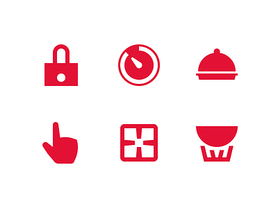 Kitchen appliance icons app icon ui vector