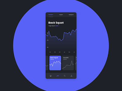 Fitness App Concept mobile ui