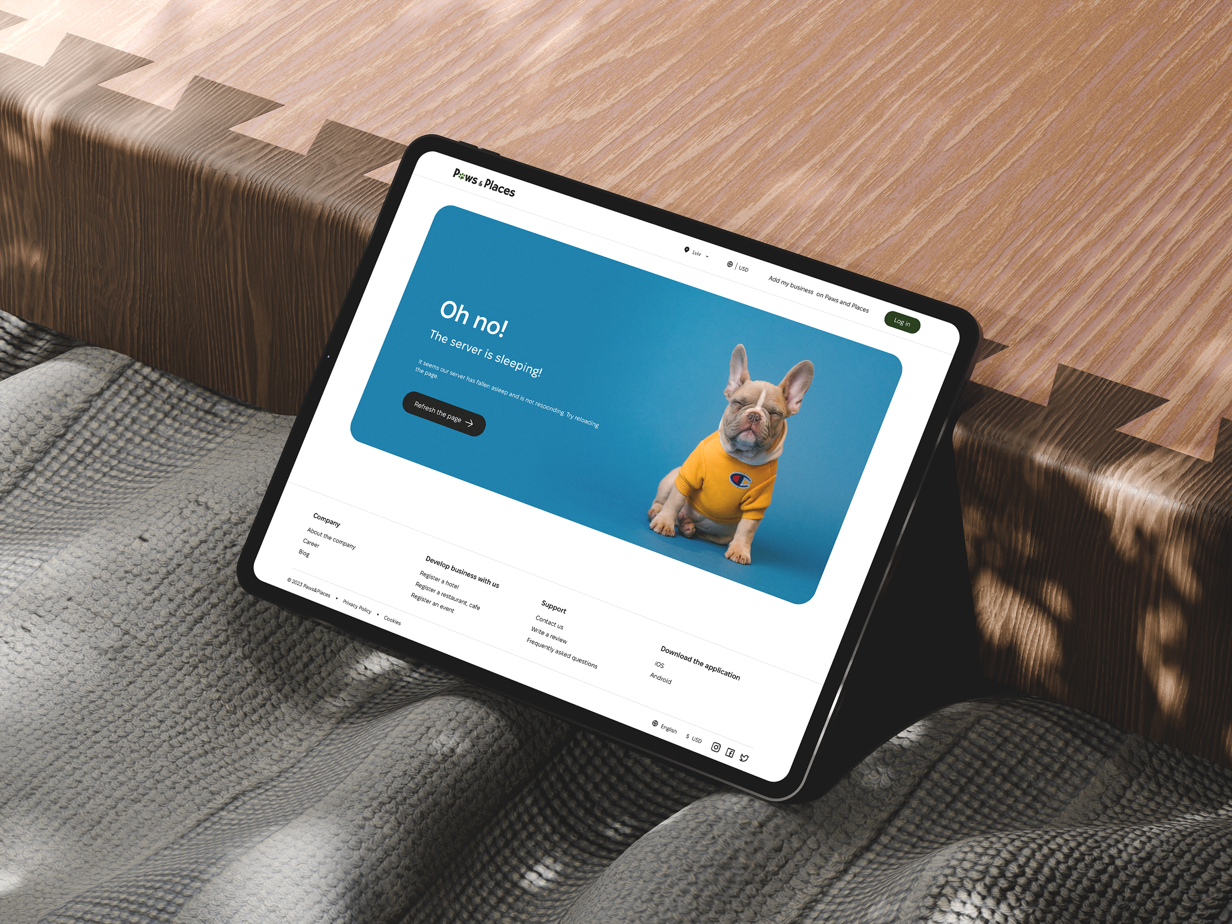 505 Error Page error page figma ui ux