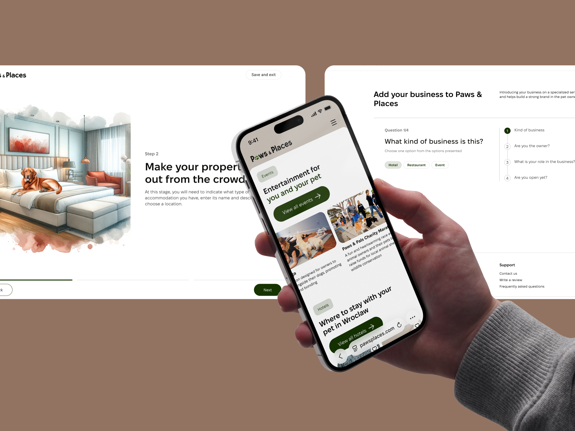 Pet Friendly - Web Service figma service design ui ux ux ui design website design