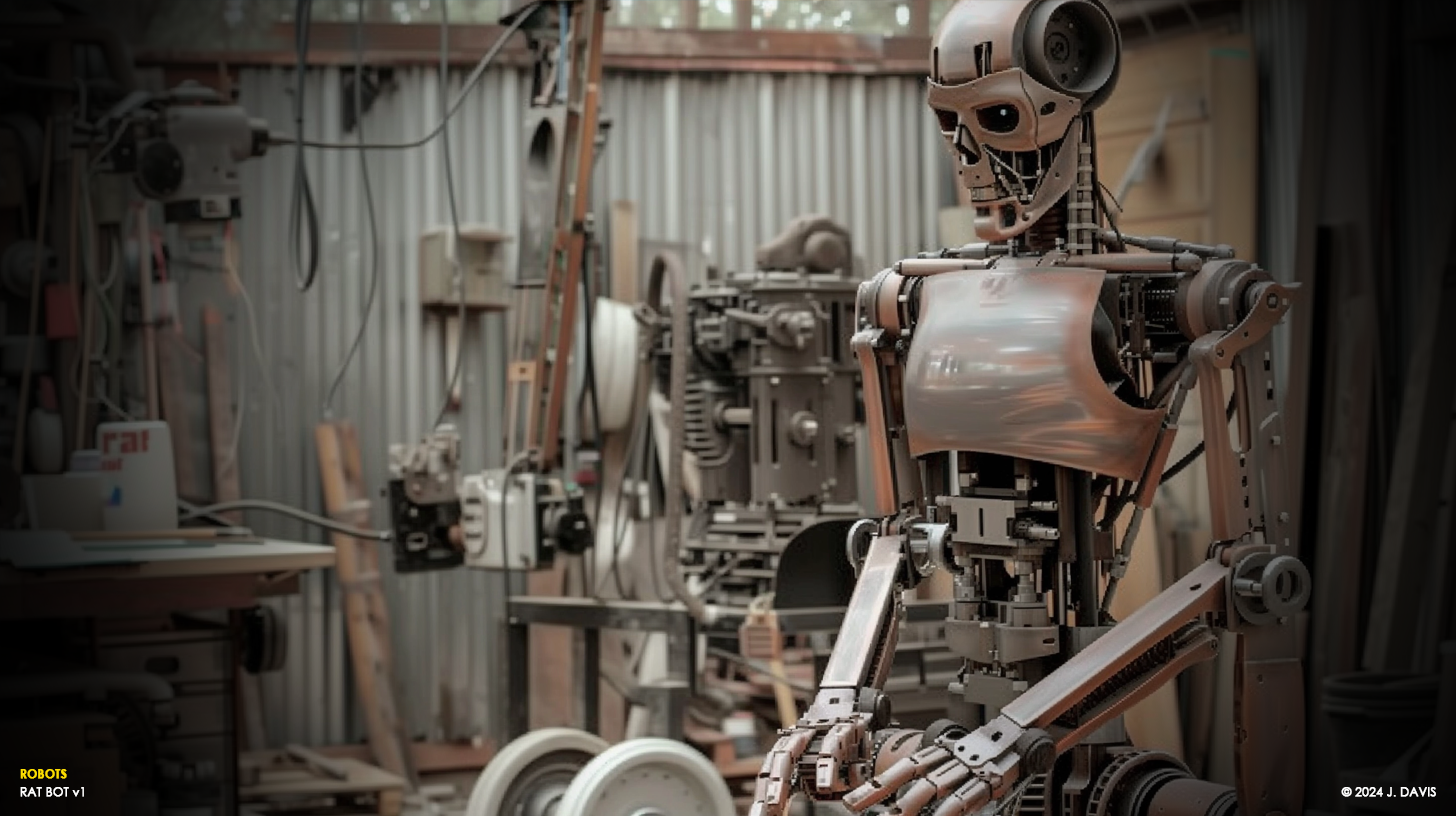 Robots ai art graphic design machine learning nvidia robot
