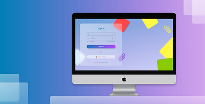 Task management. Sign in/Sign up page blue button figma management purple sign in sign up task todo uiux web