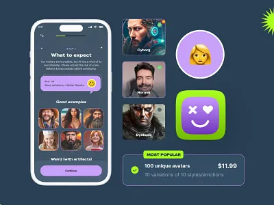 MY MOOD AI 3d animation app branding design graphic design illustration logo ui vector