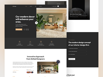 Indesign Interior design Website client testimonials design portfolio home decore interior design interior inspiration project showcase space planning style trends uiux design website design