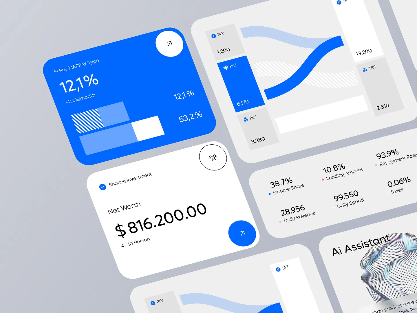 Modern Graphs Page Design for Finance and Analytics Platforms