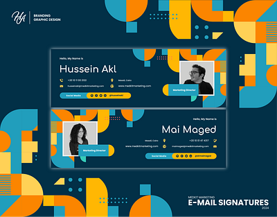 E-Mail Signature Design: MedKit Marketing brand design branding corporate identity design design email signature graphic design
