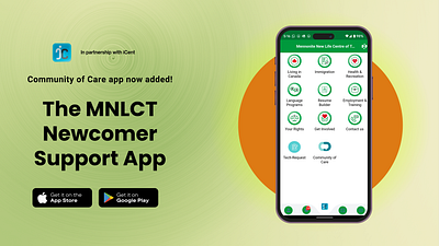 MNLCT Newcomer App Panel - Website UI app mobile application ngo panel ui website website panel design