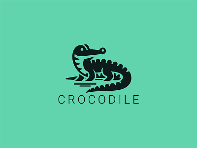 Crocodile Logo designs, themes, templates and downloadable graphic elements  on Dribbble
