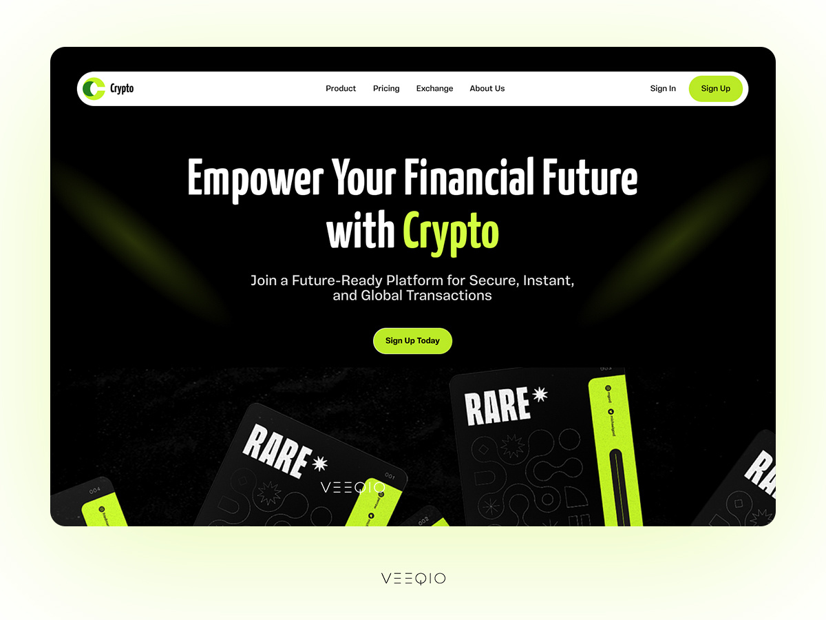 Cryptocurrency website design bitcoin blockchain buy crypto cryptocurrency exchange finance financial hire ui ux designer sell token ui ui ux ux wallet web design web3 webdesign website
