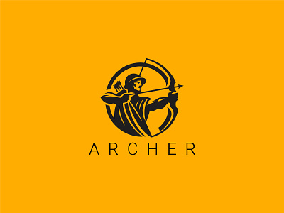 Archer Logo archer archer logo archery archery logo arrow arrow men bow centaur logo character dribbble logo hood hunter illustration masculine merchandise powerpoint shooter tournament warrior warrior men