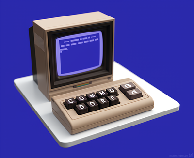 Commodore 64 tribute 1980s c64 commodore commodore 64 design icon icon design icons retro retro computer