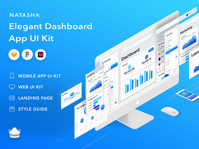 Natasha - Dashboard UI Kit affiliat center app afilliates charts ui dashboard app dashboard website ecommerce dashboard graph ui graph web insights merchant admin natasha dashboard ui kit payouts products app sales seller admin tablet web app ui