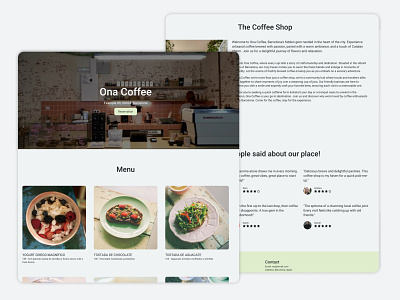 Restaurant • HTML template design graphic design html template ui webdesign