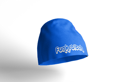 Funkstitch Logo on wearables branding graphic design