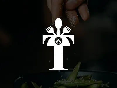 Tricuisine Restaurant Logo Design brand identity branding business catering chef cooking cuisine food graphic design letter t logo logo logotype marketing print professional restaurant logo service typography vector visual identity