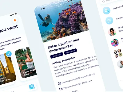 MazingDay App 🪄 activities calendar events fun messaging mobileapp mobiledesign ui uidesign uiux visualdesign